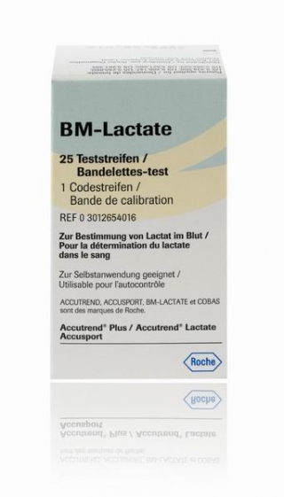 Тест-полоски ACCUTREND (Аккутренд) BM-Lactate №25