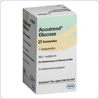 Тест-полоски ACCUTREND (Аккутренд) глюкоза №25