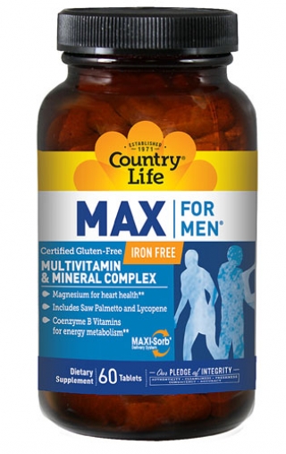 COUNTRY LIFE MAX FOR MEN 60 таблеток