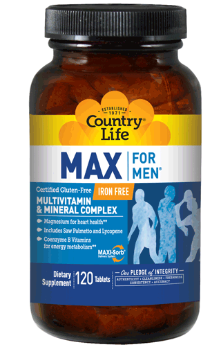 COUNTRY LIFE MAX FOR MEN 120 таблеток