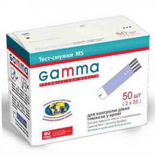 Тест-полоски GAMMA (Гамма) MS - 50шт
