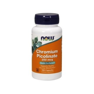 NOW Chromium Picolinate 200 мкг 100 капсул