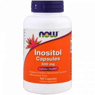 NOW Inositol Capsules 500мг 100 капсул