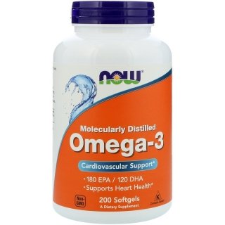 NOW Omega-3 1000мг 100 капсул
