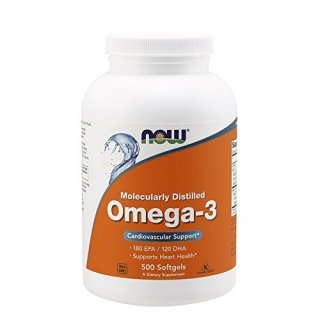 NOW Omega-3 1000мг 500 капсул