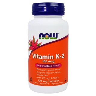 NOW Vitamin K-2 100мкг 100 капсул