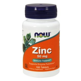 NOW Zinc Gluconate 50мг 100 таблеток