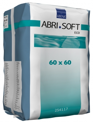 Одноразовые пеленки при недержании ABRI-SOFT Eco 700мл, 60х60см, 60шт