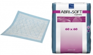 Одноразовые пеленки при недержании ABRI-SOFT Superdry 1000мл, 60х60см, 60шт