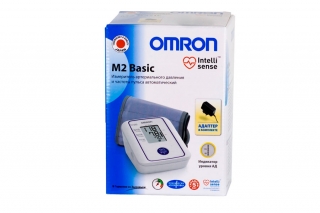 Тонометр автоматический на плечо OMRON M2 BASIC+аритмия+адаптер